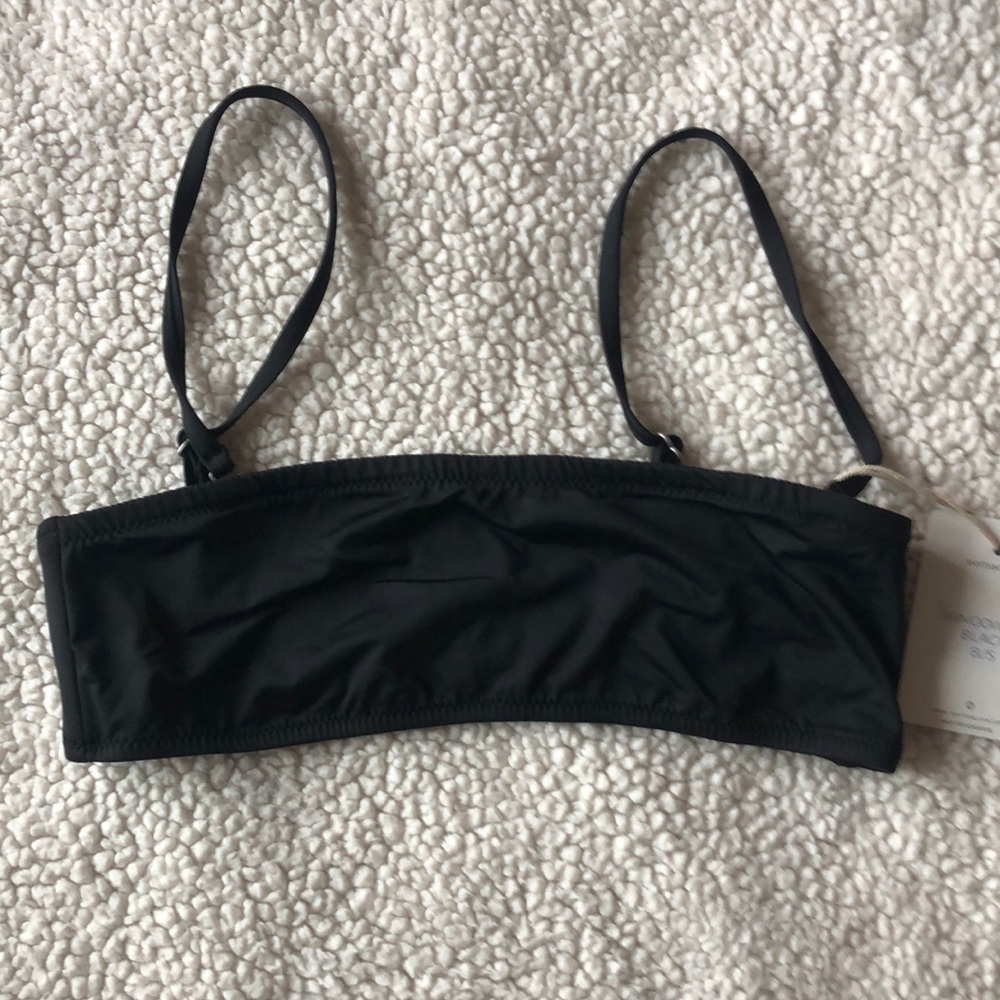 Rhythm black bandeau top